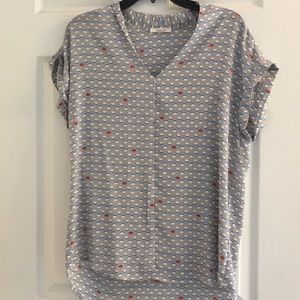 Lightweight cap sleeve blouse. Size small.